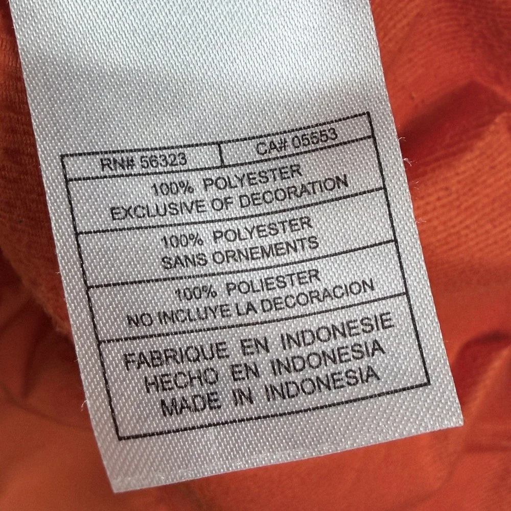 Nike Team Auburn Tigers Full Zip Clima-Fit Wind Breaker Jacket Orange Large NCAA